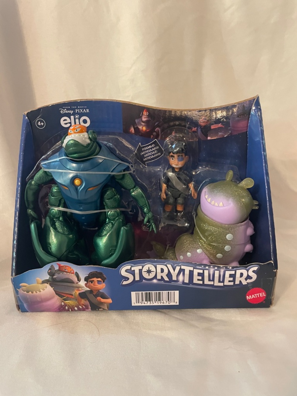 Mattel Disney Pixar Elio Storytellers Figure Pack new